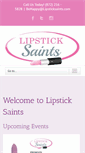 Mobile Screenshot of lipsticksaints.com